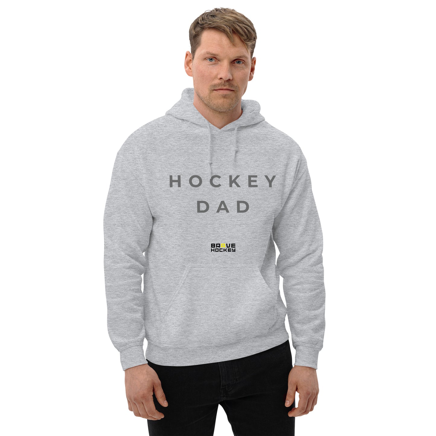 HOCKEY DAD HOODIE GREY