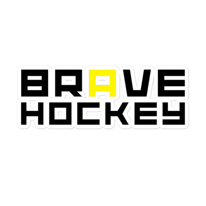 Brave Hockey Bubbelfria klistermärken
