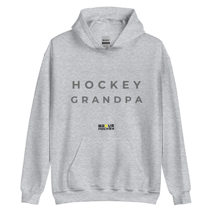 HOCKEY GRANDPA HOODIE GREY