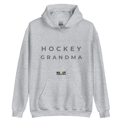HOCKEY GRANDMA HOODIE GREY