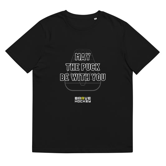 MAY THE PUCK BE WITH YOU - Unisex organic cotton t-shirt
