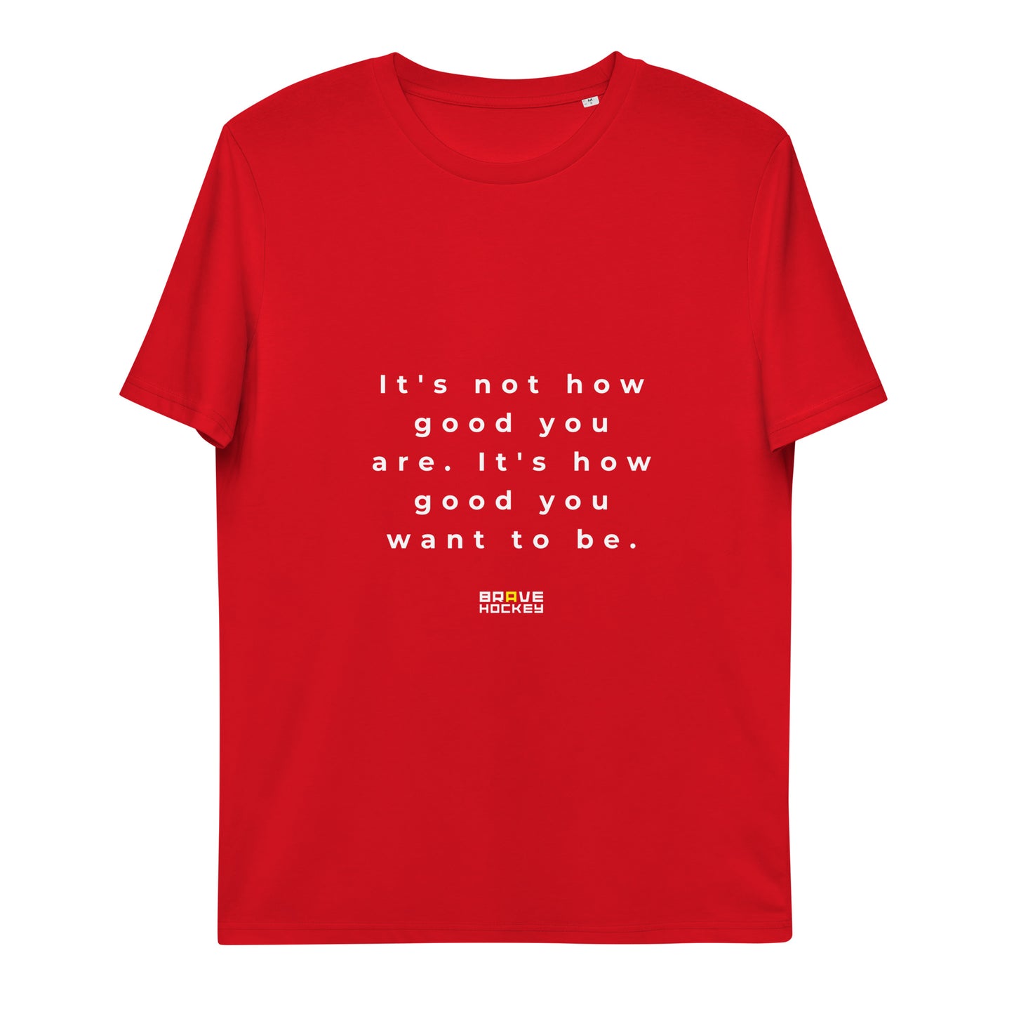 BRAVE HOCKEY #9 Unisex organic cotton t-shirt