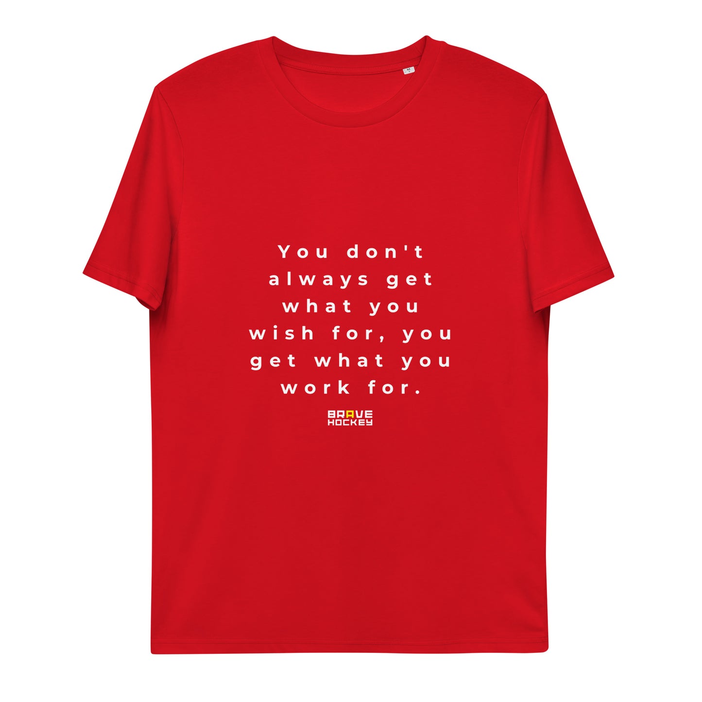 BRAVE HOCKEY #8 Unisex organic cotton t-shirt