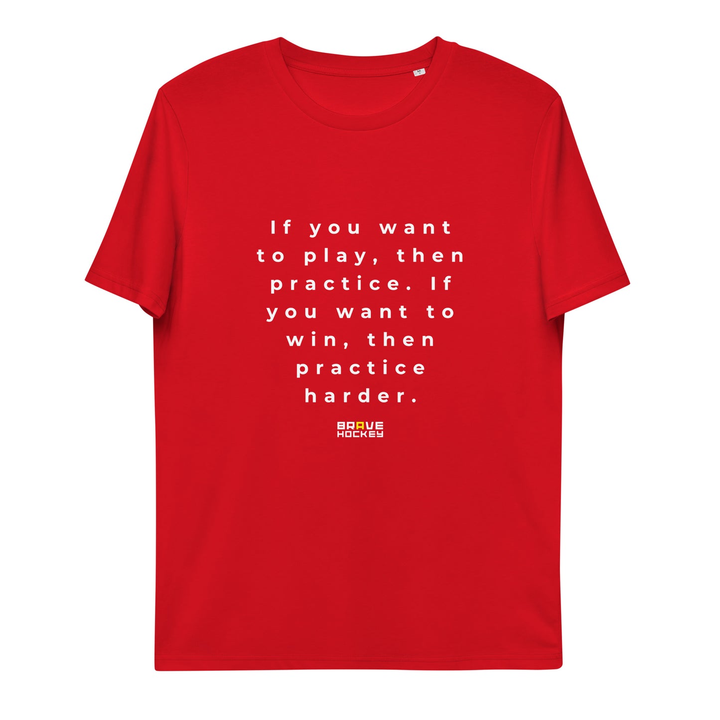 BRAVE HOCKEY #7 Unisex organic cotton t-shirt