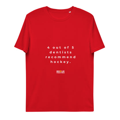 BRAVE HOCKEY #6 Unisex organic cotton t-shirt